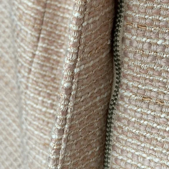 The Limited Scandal Collection Light Pink Peplum Gladiator Textured Blazer - Picture 5 of 10